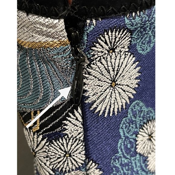 PROENZA SCHOULER Metallic Silver Blue Sleeveless Mini Dress - Picture 5 of 5